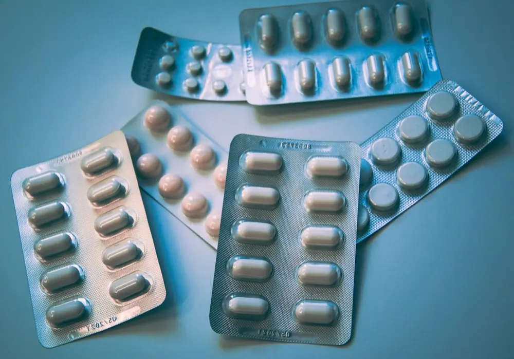 Medication packs arranged for safe, organised support