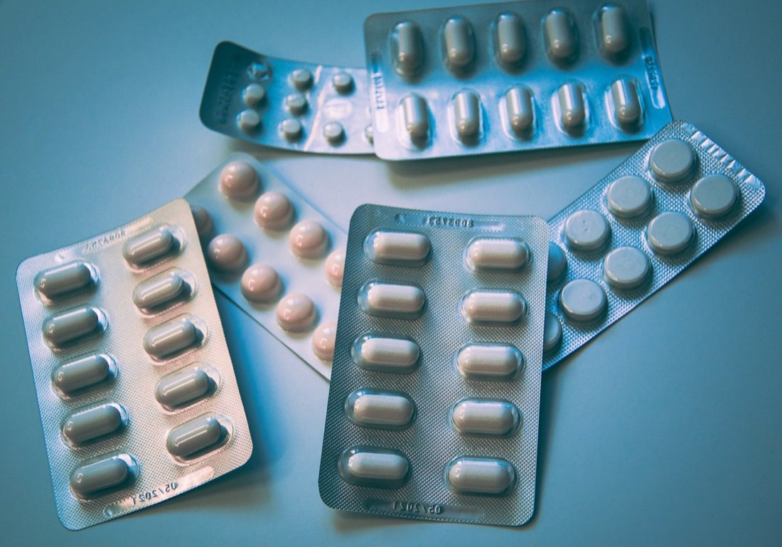 Medication packs arranged for safe, organised support